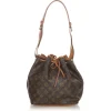 Louis Vuitton Vintage - Monogram Petit Noe - Brown - Monogram Canvas and Vanchetta Leather Bucket Bag - Luxury High Quality - Avvenice
