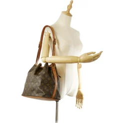 Louis Vuitton Vintage - Monogram Petit Noe - Brown - Monogram Canvas and Vanchetta Leather Bucket Bag - Luxury High Quality - Avvenice
