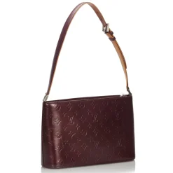 Louis Vuitton Vintage - Monogram Glace Alston Bag - Dark Brown - Leather Handbag - Luxury High Quality - Avvenice