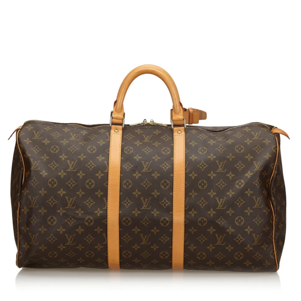 Louis Vuitton Vintage - Monogram Keepall 55 Bag - Brown - Monogram Leather Handbag - Luxury High Quality - Avvenice