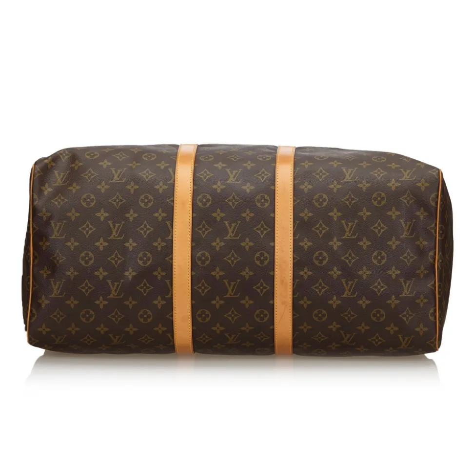 Louis Vuitton Vintage - Monogram Keepall 55 Bag - Brown - Monogram Leather Handbag - Luxury High Quality - Avvenice