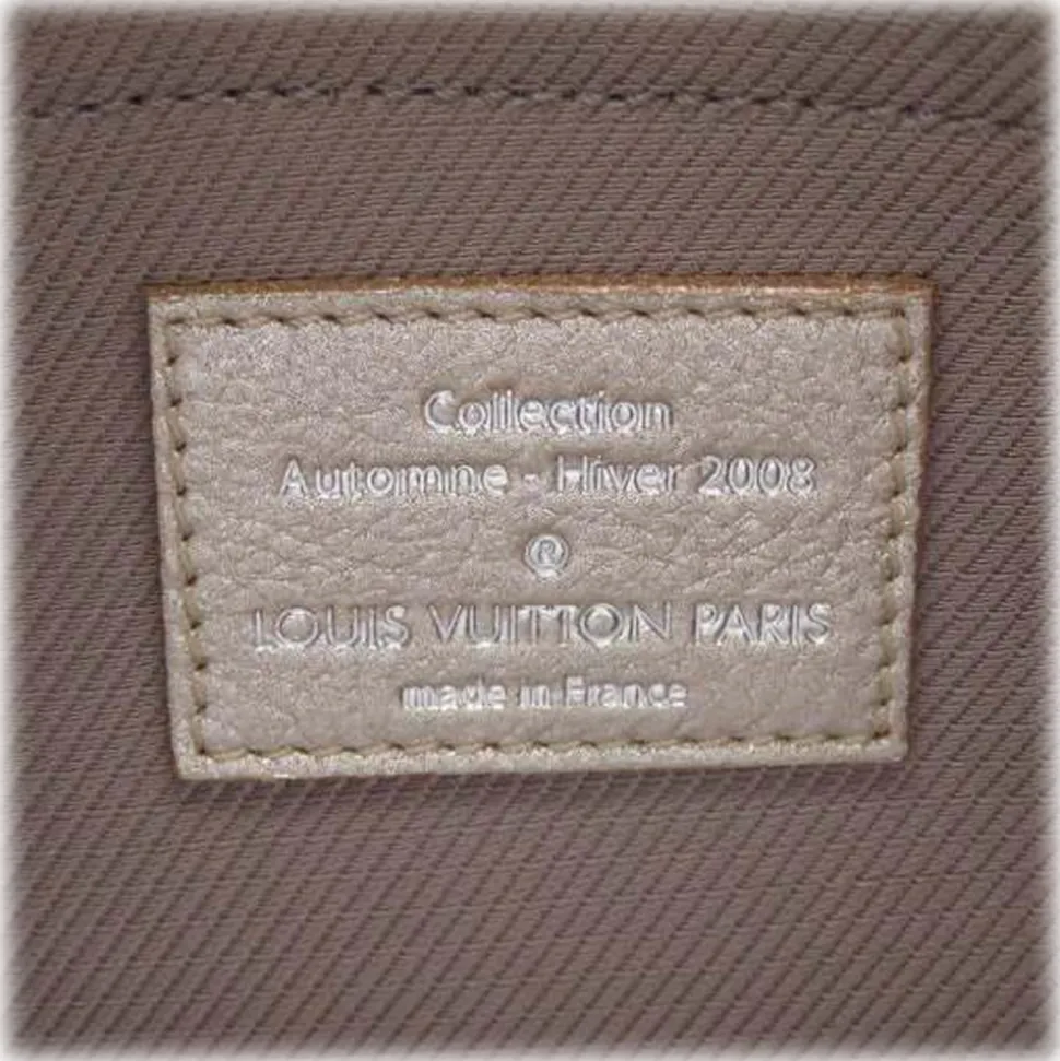 Louis Vuitton Vintage - Monogram Shimmer Halo - Silver - Calf Leather Handbag - Luxury High Quality - Avvenice