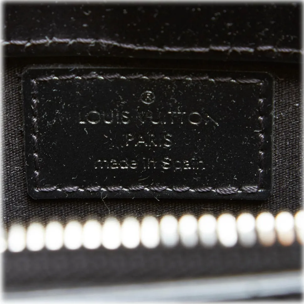 Louis Vuitton Vintage - Monogram Mat Alston Bag - Black - Vernis Leather Handbag - Luxury High Quality - Avvenice