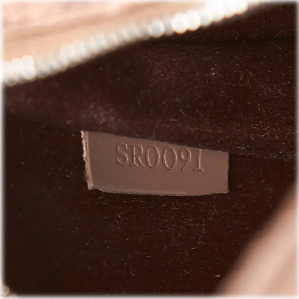 Louis Vuitton Vintage - Monogram Satin Little Boulogne Bag - Brown Bronze - Canvas and Leather Handbag - Luxury High Quality - Avvenice