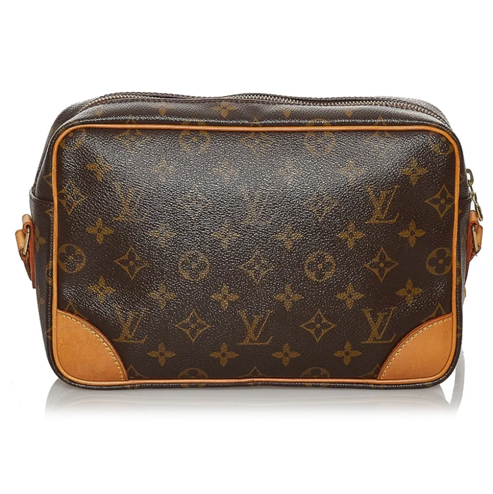 Louis Vuitton Vintage - Monogram Trocadero 30 - Brown - Monogram Canvas Crossbody Bag - Luxury High Quality - Avvenice