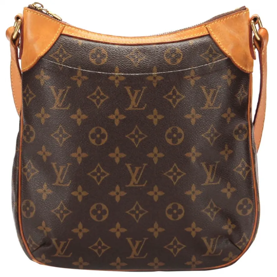 Louis Vuitton Vintage - Monogram Odeon PM - Brown - Monogram Canvas and Vachetta Leather Crossbody Bag - Luxury High Quality - Avvenice