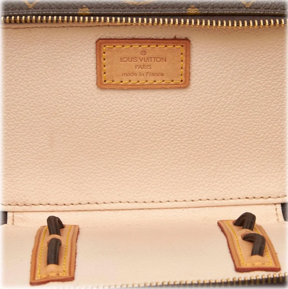 Louis Vuitton Vintage - Monogram Trousse Blush PM Pouch - Brown - Leather and Monogram Leather Pouch - Luxury High Quality - Avvenice