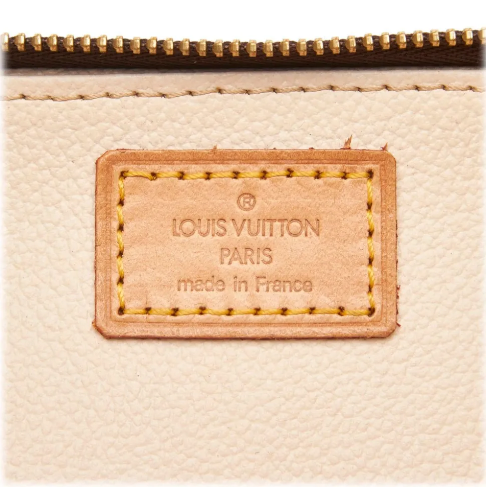 Louis Vuitton Vintage - Monogram Trousse Blush PM Pouch - Brown - Leather and Monogram Leather Pouch - Luxury High Quality - Avvenice