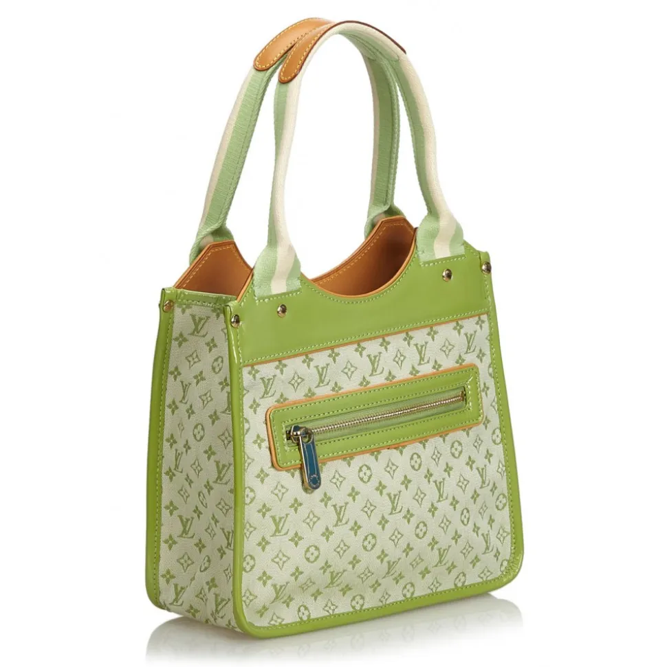 Louis Vuitton Vintage - Monogram Mini Lin Sac Kathleen Bag - Green - Monogram Leather Handbag - Luxury High Quality - Avvenice