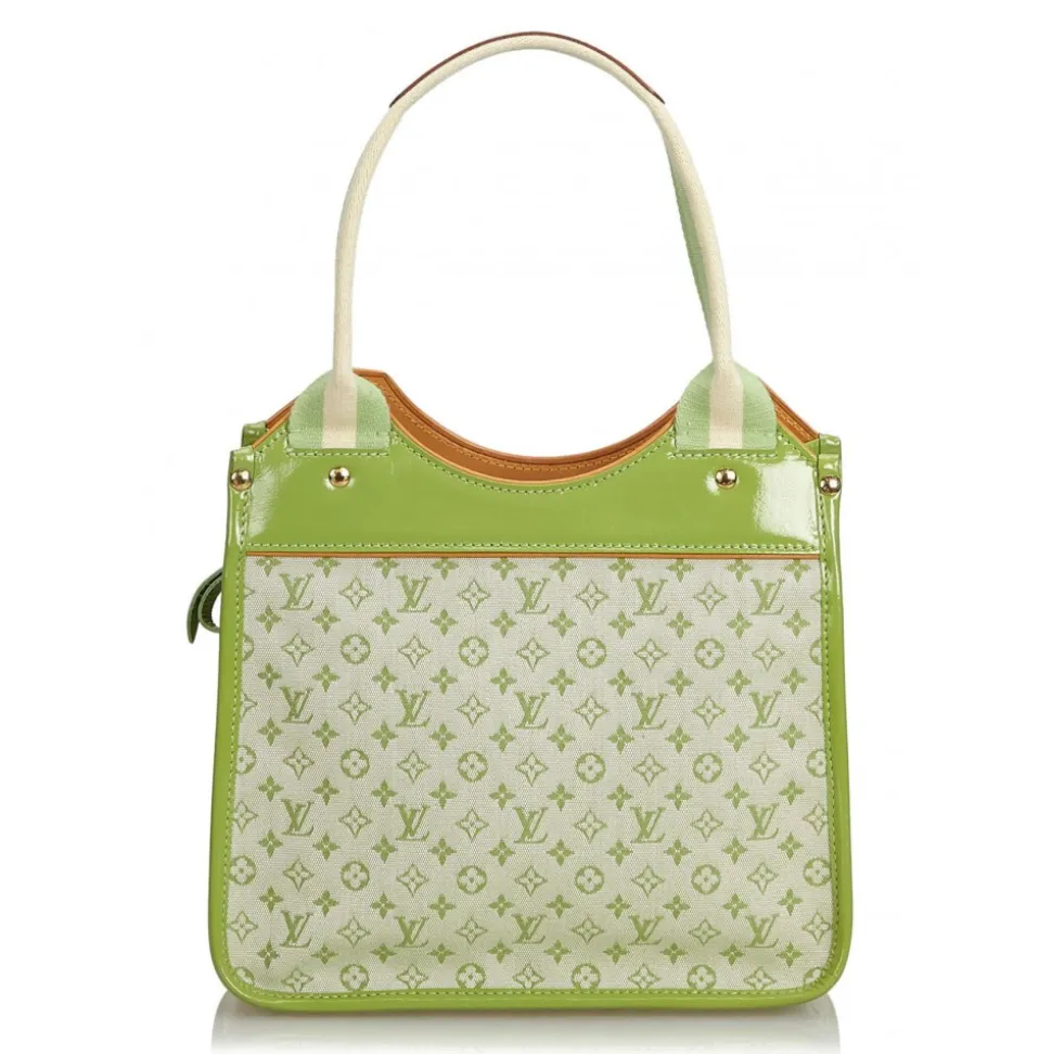 Louis Vuitton Vintage - Monogram Mini Lin Sac Kathleen Bag - Green - Monogram Leather Handbag - Luxury High Quality - Avvenice