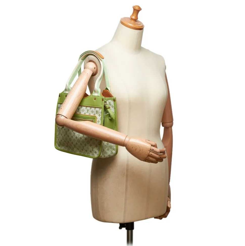 Louis Vuitton Vintage - Monogram Mini Lin Sac Kathleen Bag - Green - Monogram Leather Handbag - Luxury High Quality - Avvenice