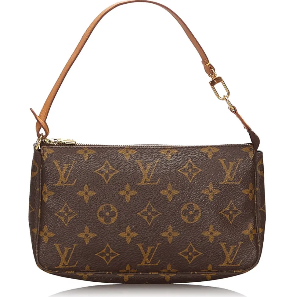 Louis Vuitton Vintage - Monogram Pochette Accessoires Bag - Brown - Leather Handbag - Luxury High Quality - Avvenice