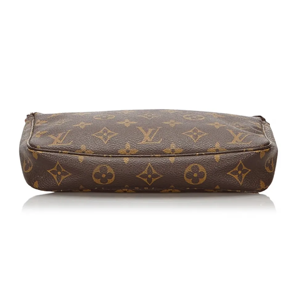 Louis Vuitton Vintage - Monogram Pochette Accessoires Bag - Brown - Leather Handbag - Luxury High Quality - Avvenice