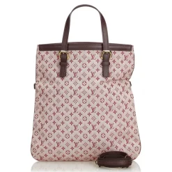 Louis Vuitton Vintage - Monogram Mini Lin Francoise Bag - Pink Brown - Monogram Leather Handbag - Luxury High Quality - Avvenice