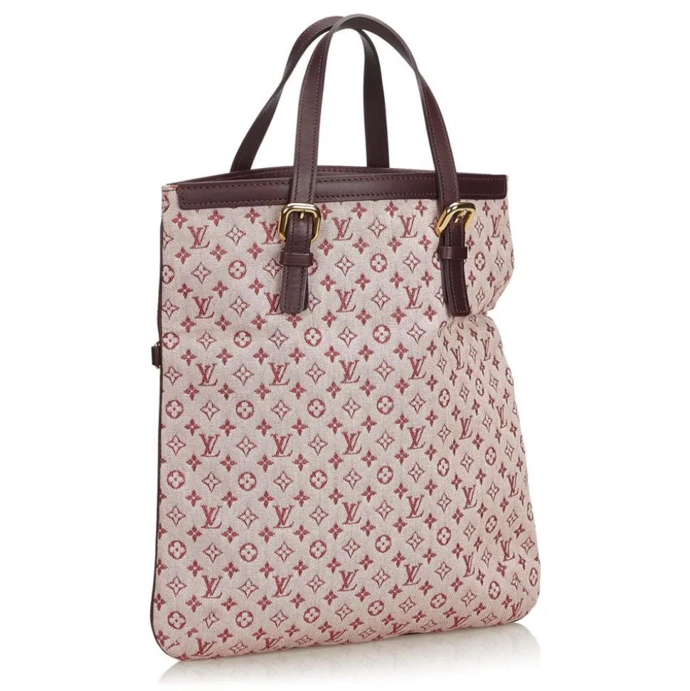 Louis Vuitton Vintage - Monogram Mini Lin Francoise Bag - Pink Brown - Monogram Leather Handbag - Luxury High Quality - Avvenice