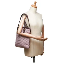 Louis Vuitton Vintage - Monogram Mini Lin Francoise Bag - Pink Brown - Monogram Leather Handbag - Luxury High Quality - Avvenice