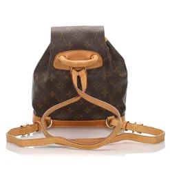 Louis Vuitton Vintage - Monogram Mini Montsouris Backpack - Brown - Canvas and Leather Backpack - Luxury High Quality - Avvenice