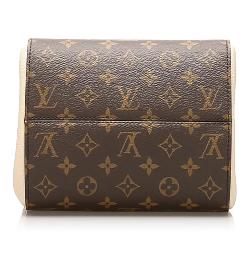 Louis Vuitton Vintage - Monogram Fold Tote PM Bag - Brown Red - Monogram Canvas and Leather Handbag - Luxury High Quality - Avvenice