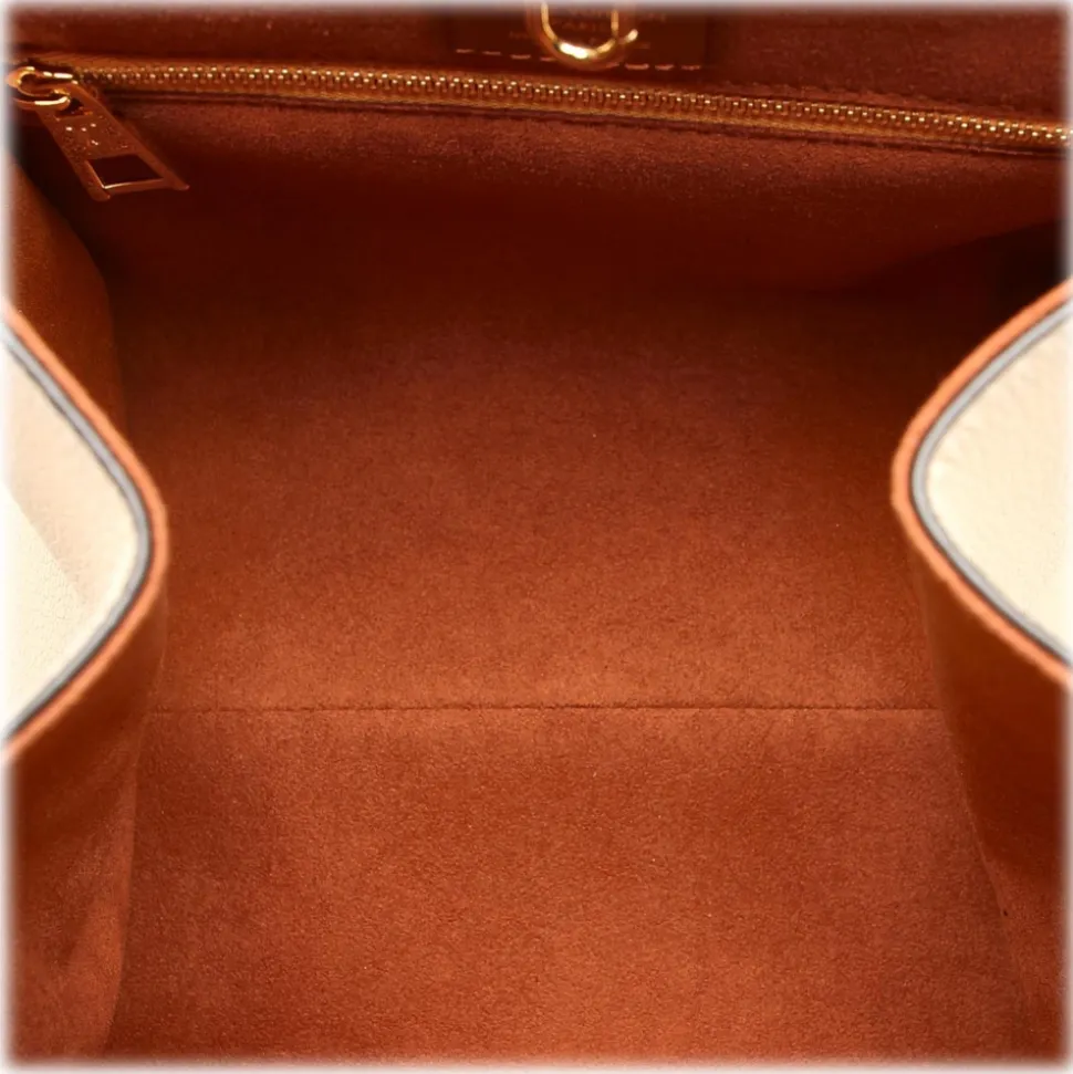 Louis Vuitton Vintage - Monogram Fold Tote PM Bag - Brown Red - Monogram Canvas and Leather Handbag - Luxury High Quality - Avvenice