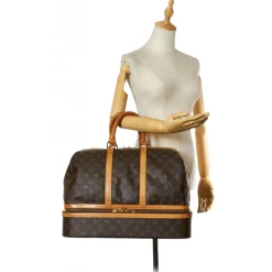 Louis Vuitton Vintage - Monogram Sac Sport - Brown - Monogram Canvas and Vachetta Leather Travel Bag - Luxury High Quality - Avvenice
