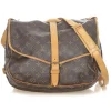 Louis Vuitton Vintage - Monogram Saumur 35 - Brown - Monogram Canvas and Vachetta Leather Crossbody Bag - Luxury High Quality - Avvenice
