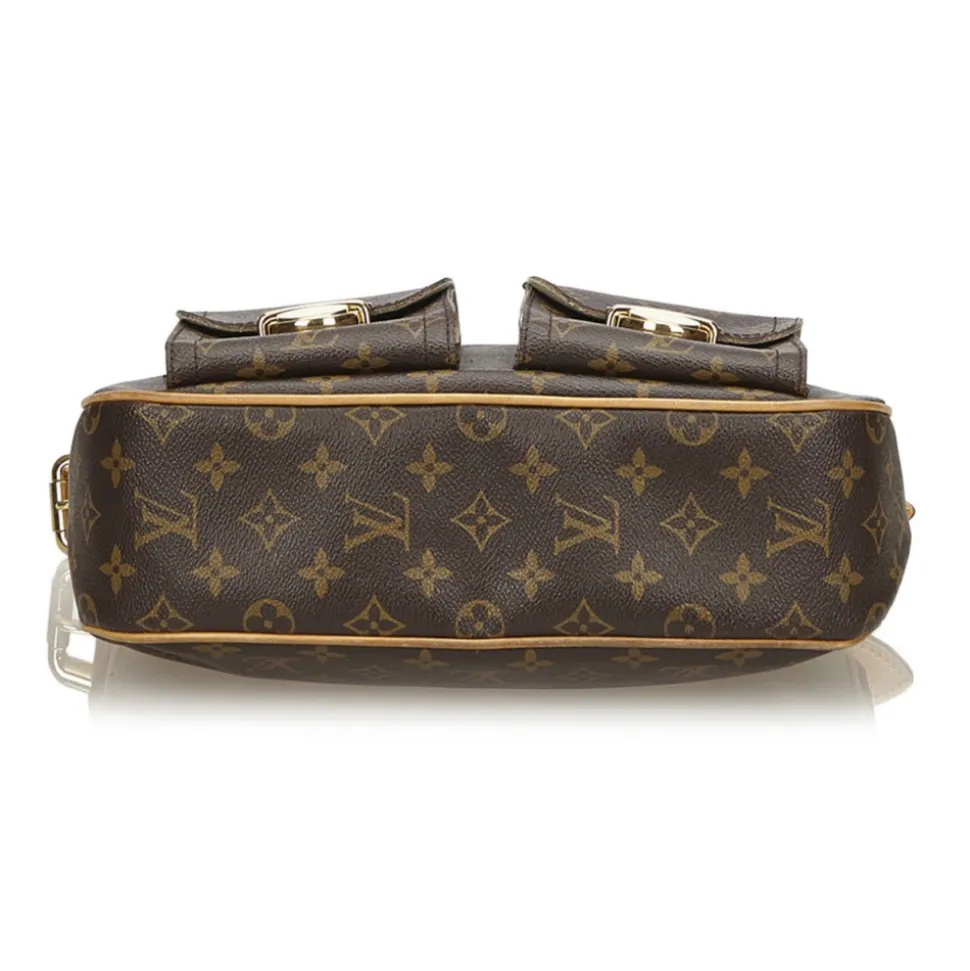 Louis Vuitton Vintage - Monogram Hudson GM Bag - Brown - Monogram Canvas and Leather Handbag - Luxury High Quality - Avvenice