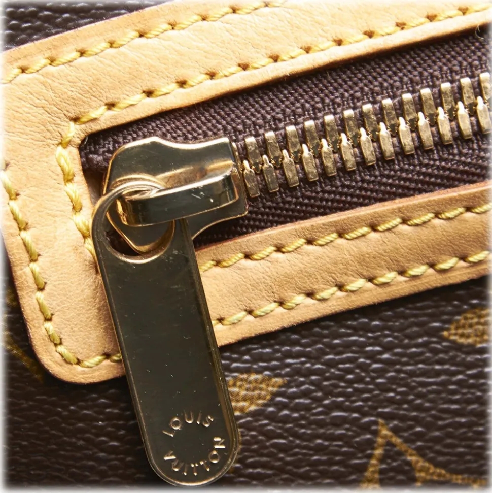 Louis Vuitton Vintage - Monogram Hudson GM Bag - Brown - Monogram Canvas and Leather Handbag - Luxury High Quality - Avvenice