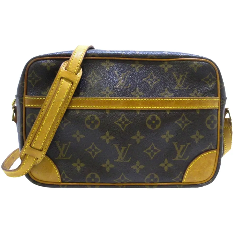 Louis Vuitton Vintage - Monogram Trocadero 27 - Brown - Monogram Canvas Crossbody Bag - Luxury High Quality - Avvenice