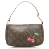 Louis Vuitton Vintage - Monogram Cerises Pochette Accessoires Bag - Brown - Monogram Leather Handbag - Luxury High Quality - Avvenice