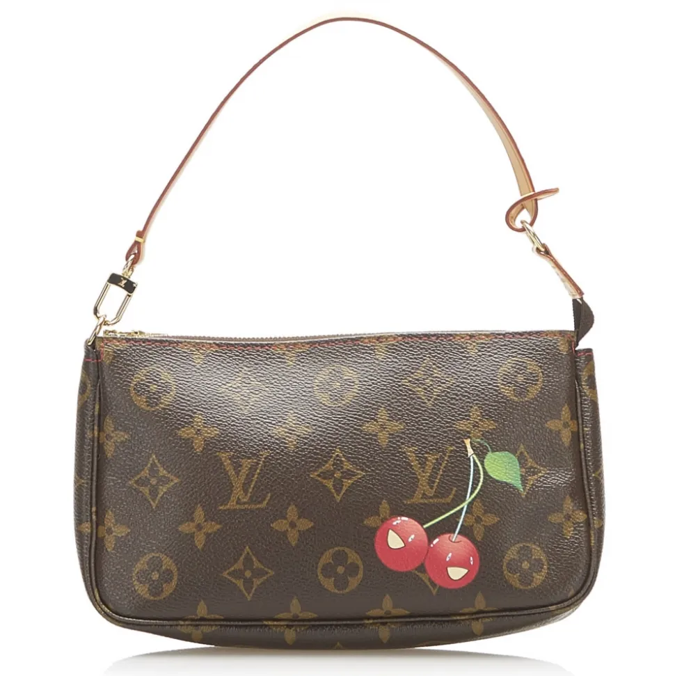 Louis Vuitton Vintage - Monogram Cerises Pochette Accessoires Bag - Brown - Monogram Leather Handbag - Luxury High Quality - Avvenice
