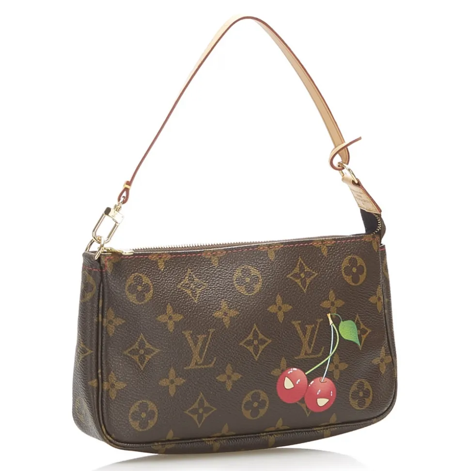 Louis Vuitton Vintage - Monogram Cerises Pochette Accessoires Bag - Brown - Monogram Leather Handbag - Luxury High Quality - Avvenice