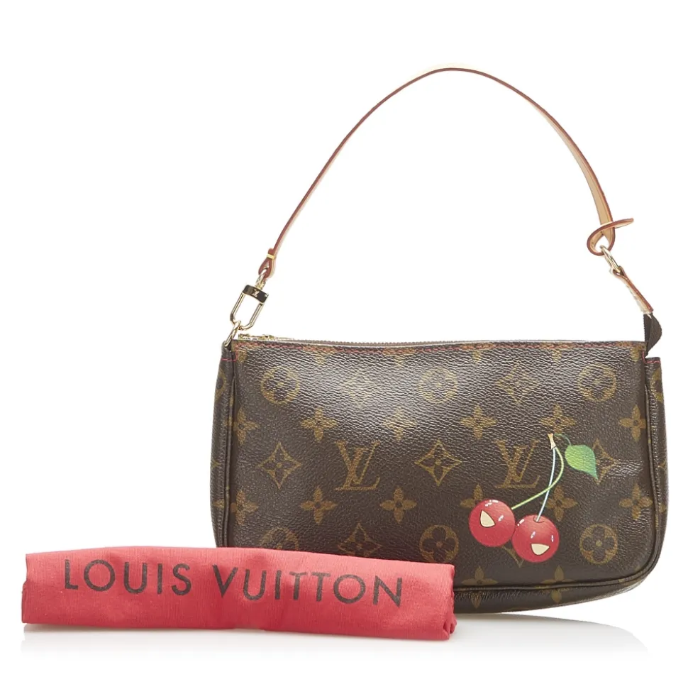 Louis Vuitton Vintage - Monogram Cerises Pochette Accessoires Bag - Brown - Monogram Leather Handbag - Luxury High Quality - Avvenice