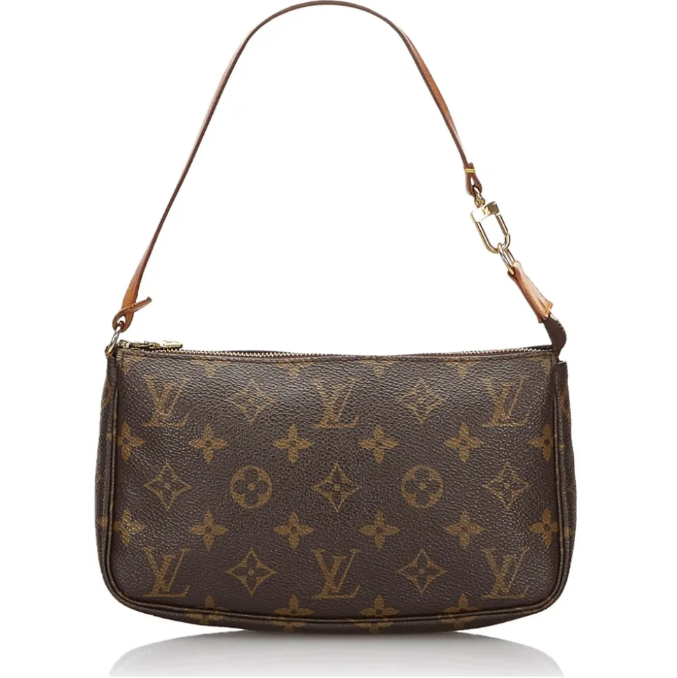 Louis Vuitton Vintage - Monogram Pochette Accessoires Bag - Brown - Leather Handbag - Luxury High Quality - Avvenice