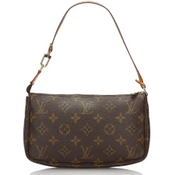 Louis Vuitton Vintage - Monogram Pochette Accessoires Bag - Brown - Leather Handbag - Luxury High Quality - Avvenice