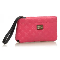 Louis Vuitton Vintage - Monogram Embossed Scuba Clutch Bag - Pink - Canvas Handbag - Luxury High Quality - Avvenice