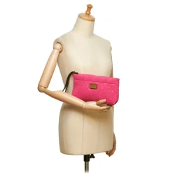 Louis Vuitton Vintage - Monogram Embossed Scuba Clutch Bag - Pink - Canvas Handbag - Luxury High Quality - Avvenice