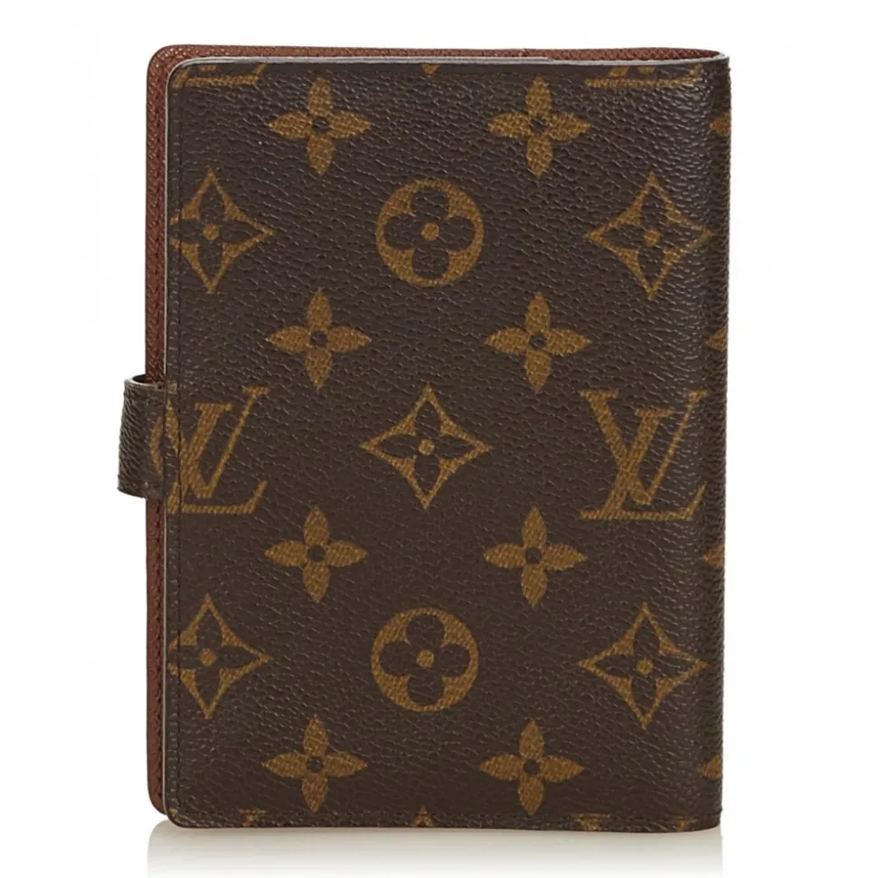 Louis Vuitton Vintage - Monogram Agenda PM - Brown - Diary in Monogram Leather and Leather - Luxury High Quality - Avvenice
