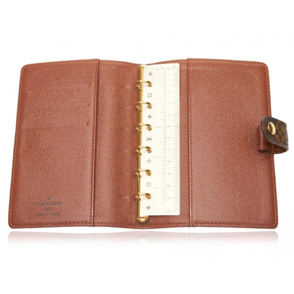 Louis Vuitton Vintage - Monogram Agenda PM - Brown - Diary in Monogram Leather and Leather - Luxury High Quality - Avvenice