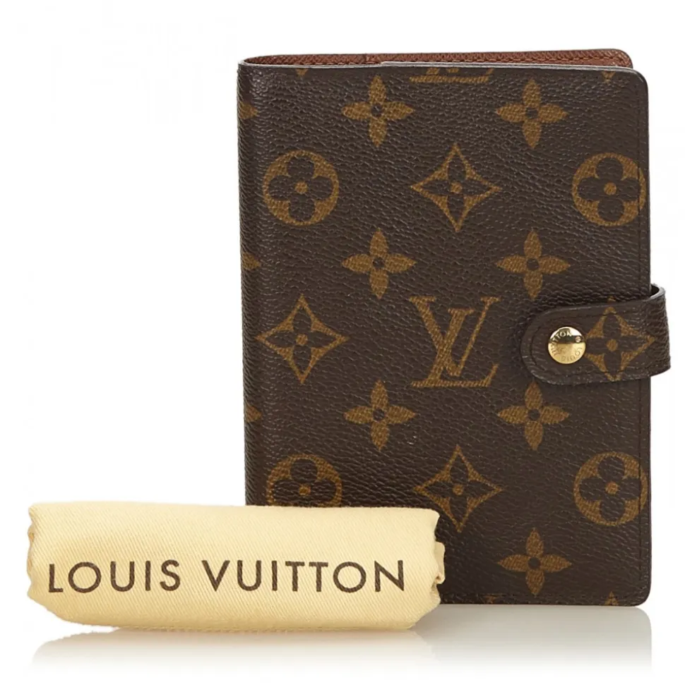 Louis Vuitton Vintage - Monogram Agenda PM - Brown - Diary in Monogram Leather and Leather - Luxury High Quality - Avvenice