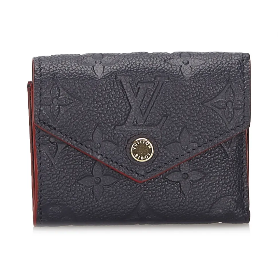 Louis Vuitton Vintage - Monogram Empreinte Zoe Wallet - Black - Leather and Calf Wallet - Luxury High Quality - Avvenice