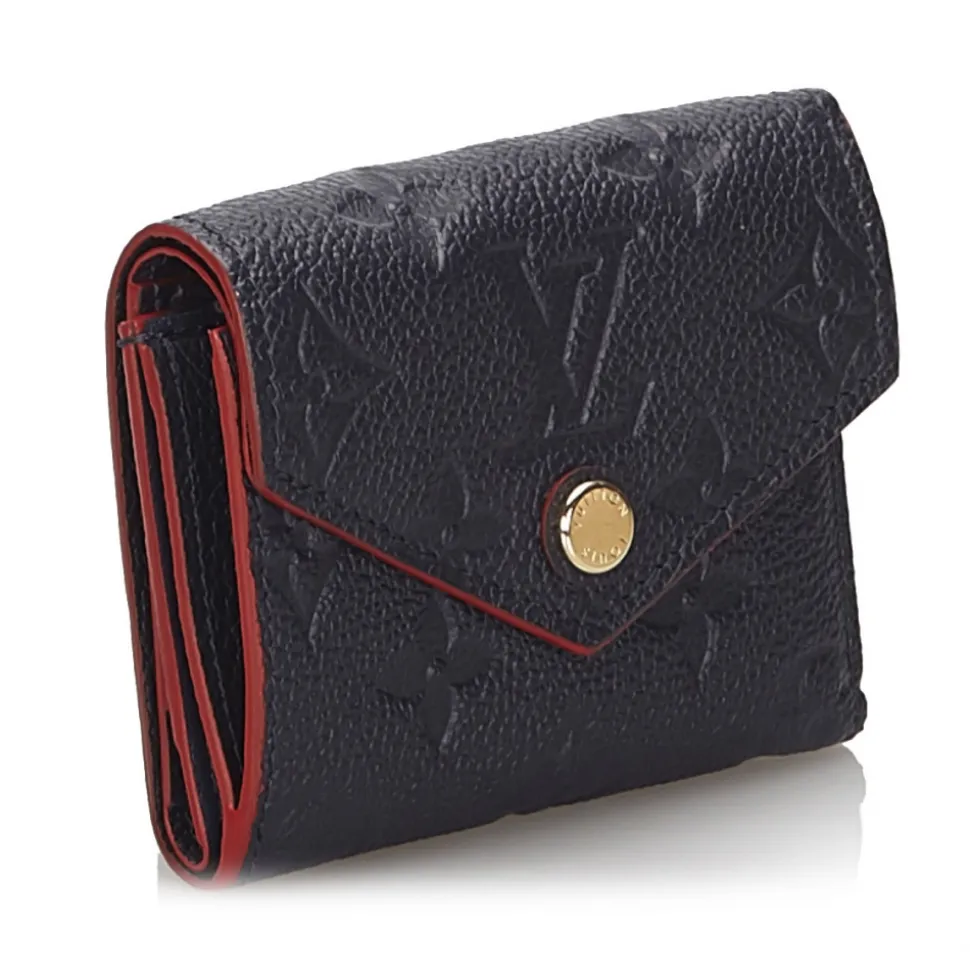 Louis Vuitton Vintage - Monogram Empreinte Zoe Wallet - Black - Leather and Calf Wallet - Luxury High Quality - Avvenice