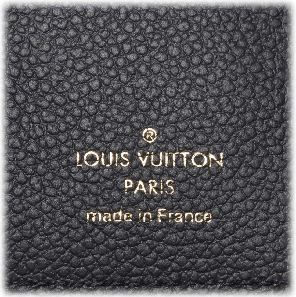 Louis Vuitton Vintage - Monogram Empreinte Zoe Wallet - Black - Leather and Calf Wallet - Luxury High Quality - Avvenice