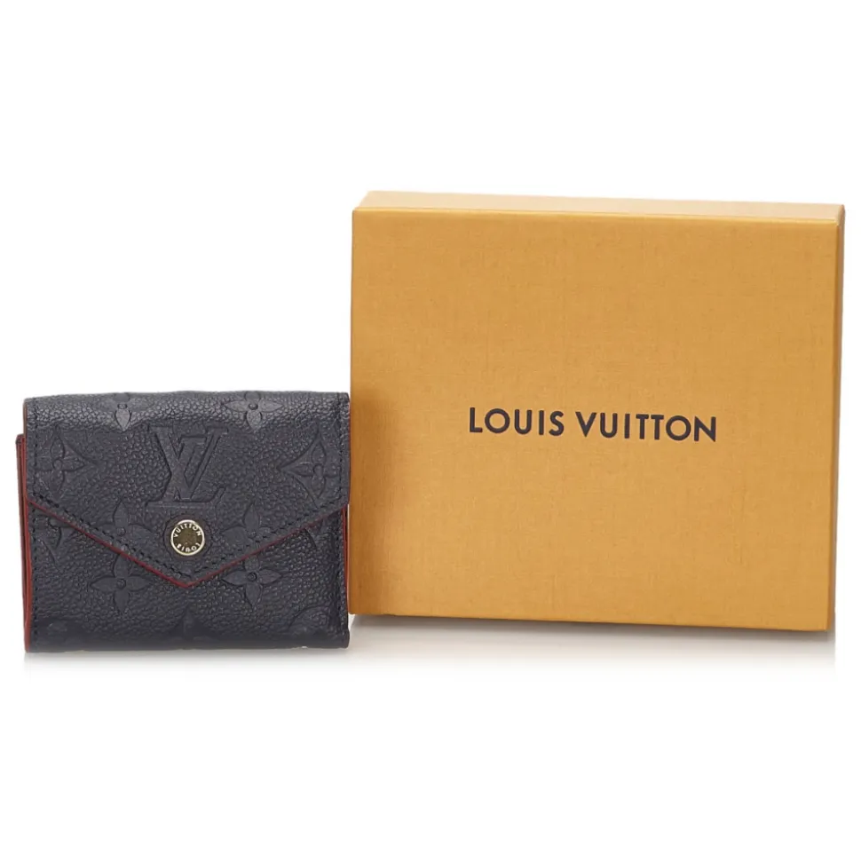 Louis Vuitton Vintage - Monogram Empreinte Zoe Wallet - Black - Leather and Calf Wallet - Luxury High Quality - Avvenice