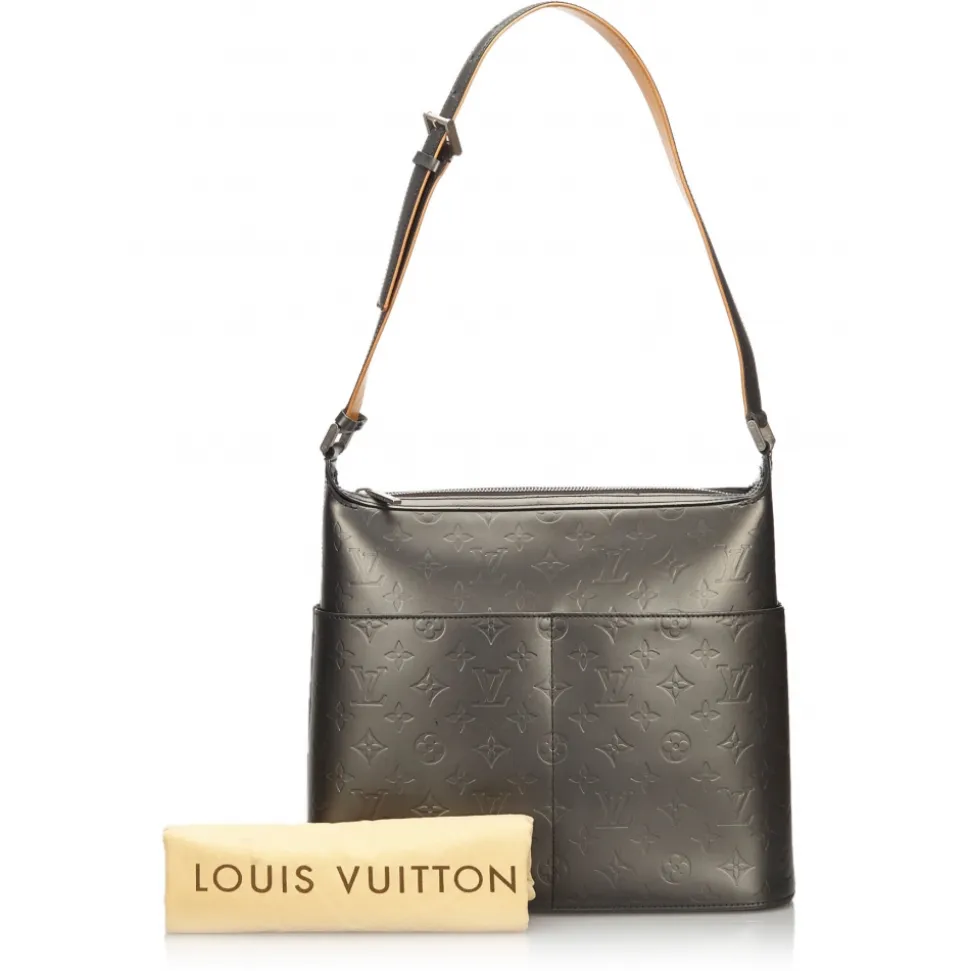 Louis Vuitton Vintage - Monogram Mat Sutter Bag - Gray - Leather Handbag - Luxury High Quality - Avvenice