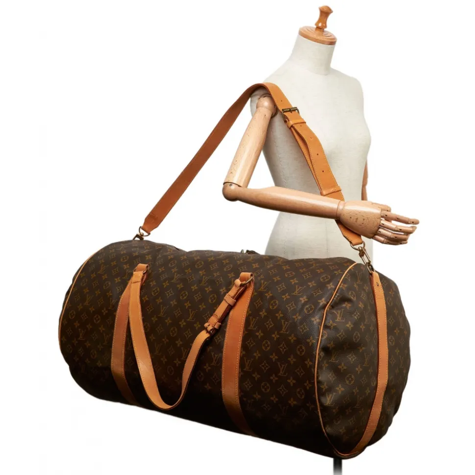 Louis Vuitton Vintage - Monogram Sac Polochon 65 Bag - Brown - Monogram Canvas and Leather Handbag - Luxury High Quality - Avvenice