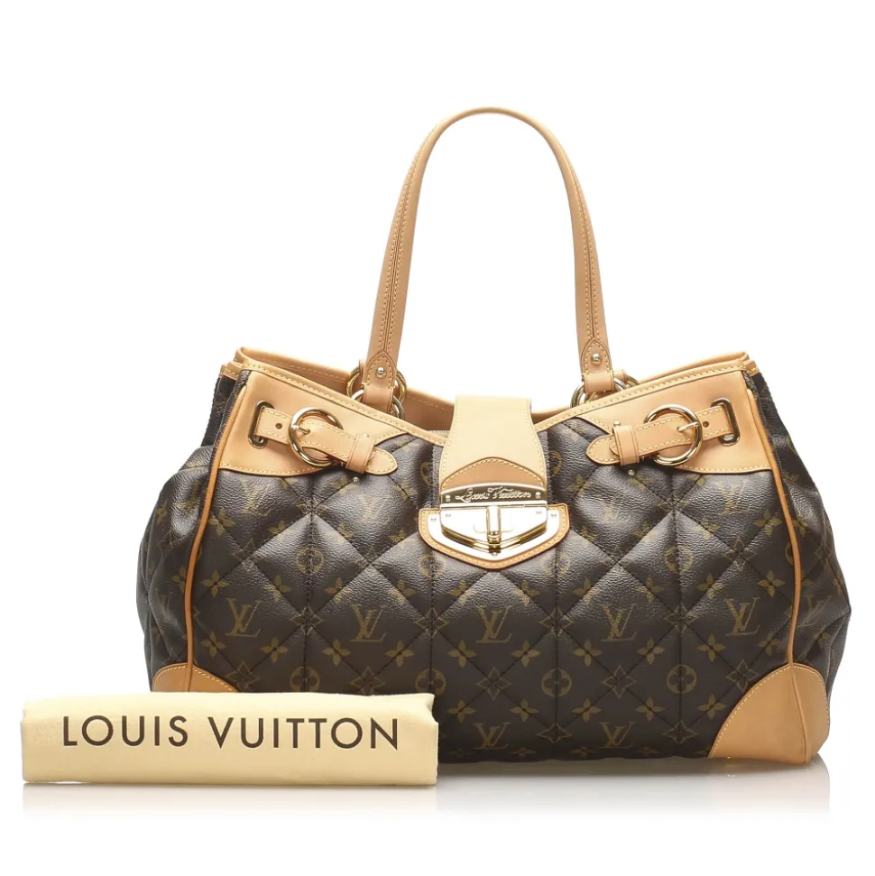 Louis Vuitton Vintage - Monogram Etoile Shopper Bag - Brown - Canvas and Python Leather Handbag - Luxury High Quality - Avvenice