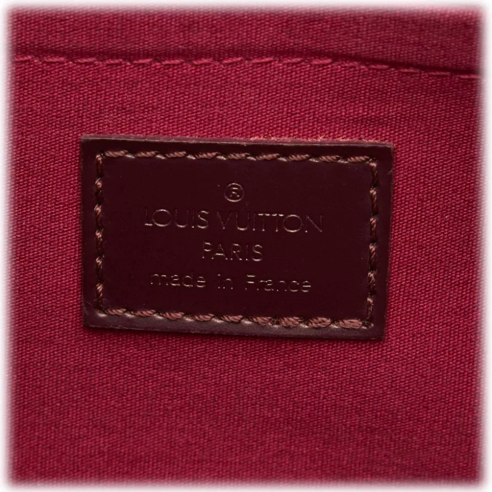 Louis Vuitton Vintage - Monogram Glace Shelton Bag - Dark Brown - Leather and Vernis Leather Handbag - Luxury High Quality - Avvenice