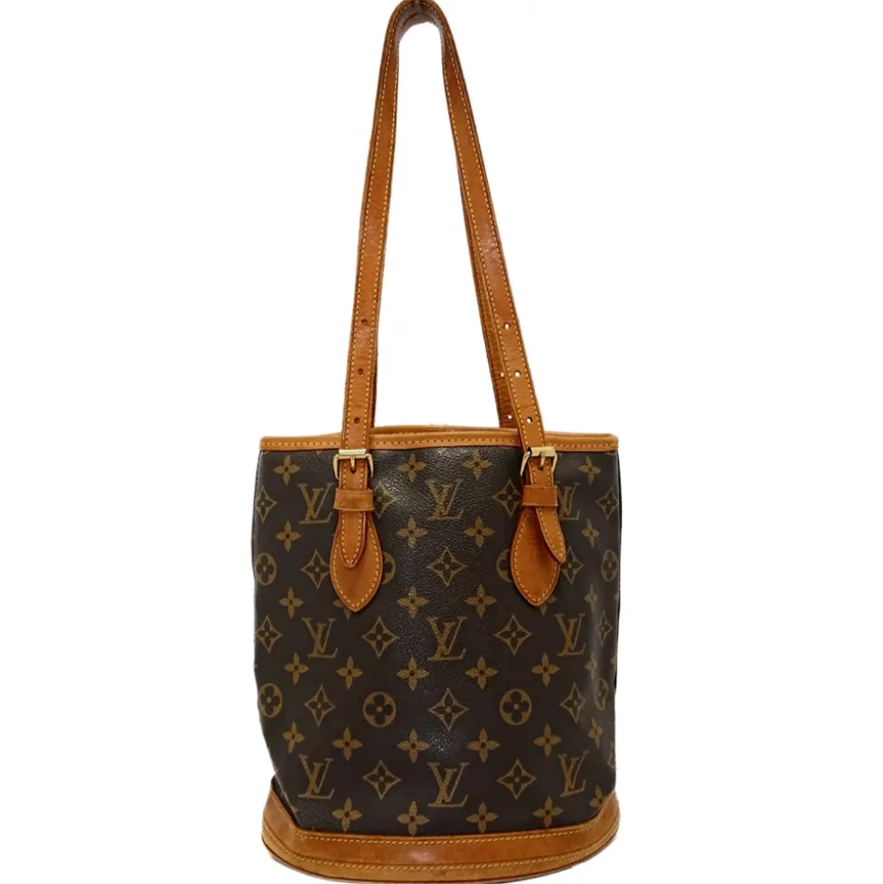 Louis Vuitton Vintage - Monogram Petit Bucket - Brown - Monogram Canvas Tote Bag - Luxury High Quality - Avvenice