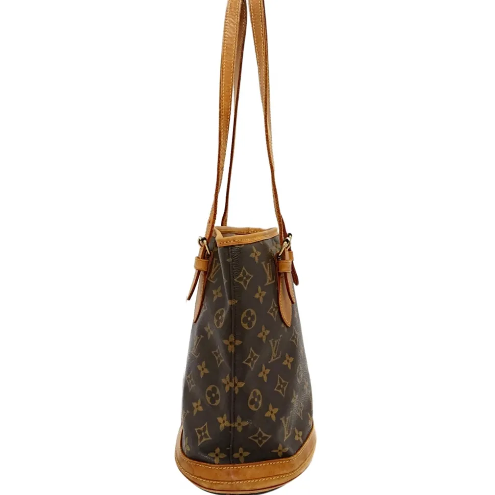 Louis Vuitton Vintage - Monogram Petit Bucket - Brown - Monogram Canvas Tote Bag - Luxury High Quality - Avvenice