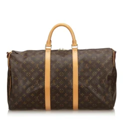 Louis Vuitton Vintage - Monogram Keepall Bandouliere 50 Bag - Brown - Monogram Leather Handbag - Luxury High Quality - Avvenice